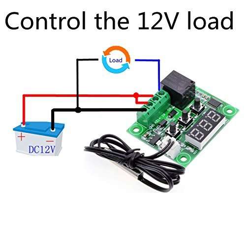 Totot XH-W1209 Thermostat Temperature Control Switch -50-110 Degree Digital LED Display DC 12V Mini Temp Control Switch Board 4