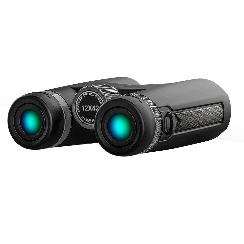 Vazussk 12x42 Binoculars for Adults BAK4 Prism FMC Lens HD Binoculars for Bird Watching Hunting Hiking with Smartphone Adapter Tripod 5