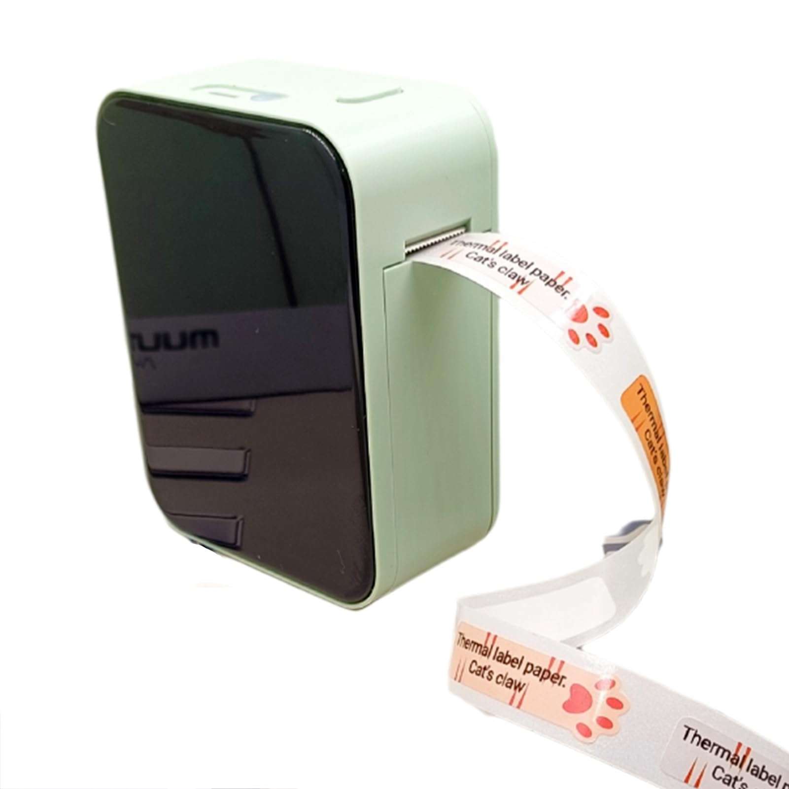 JQWJEBKW Rechargeable Thermal Label Printer with USB Smart Design, Multiple Templates Thermal Shipping Label Printer for Organizing Office Home 1