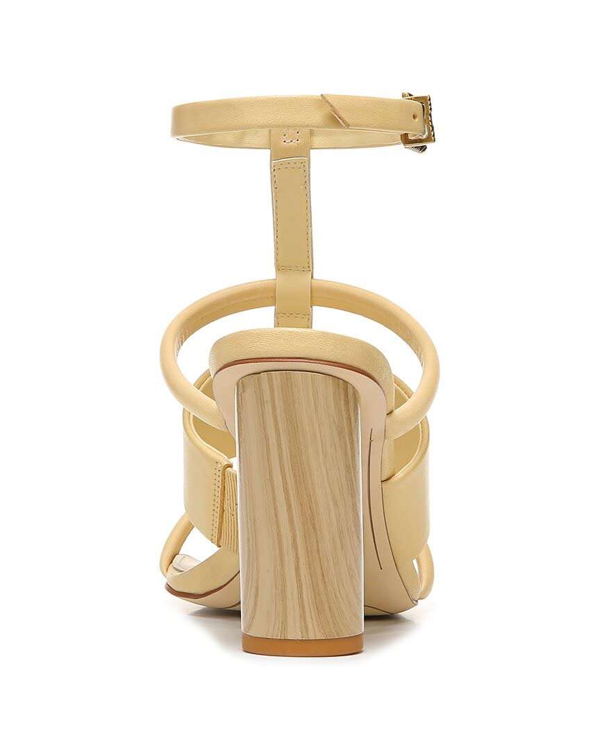 Franco Sarto Leather Sandal, 7, Yellow 3