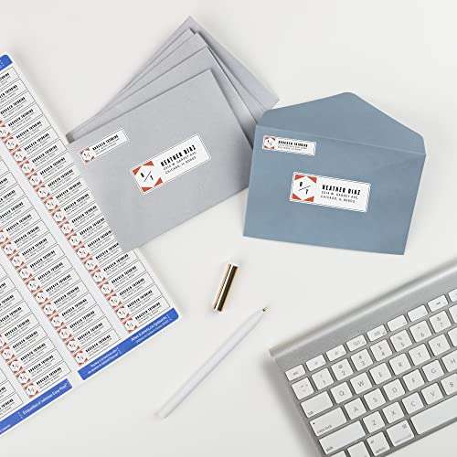 Avery Printable Return Address Labels with Sure Feed, 0.5" x 1.75", White, 800 Blank Mailing Labels (18167) 6