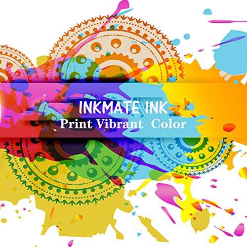 INKMATE Re-Manufactured Ink Cartridge Replacement for HP 62XL 62 XL for HP Officejet 5740 5742 5745 8040 8045 Envy 5540 5640 5642 5549 5660 7640 7644 7645 OfficeJet 200 250(2Black/2Tri-color, 4Pack) 6