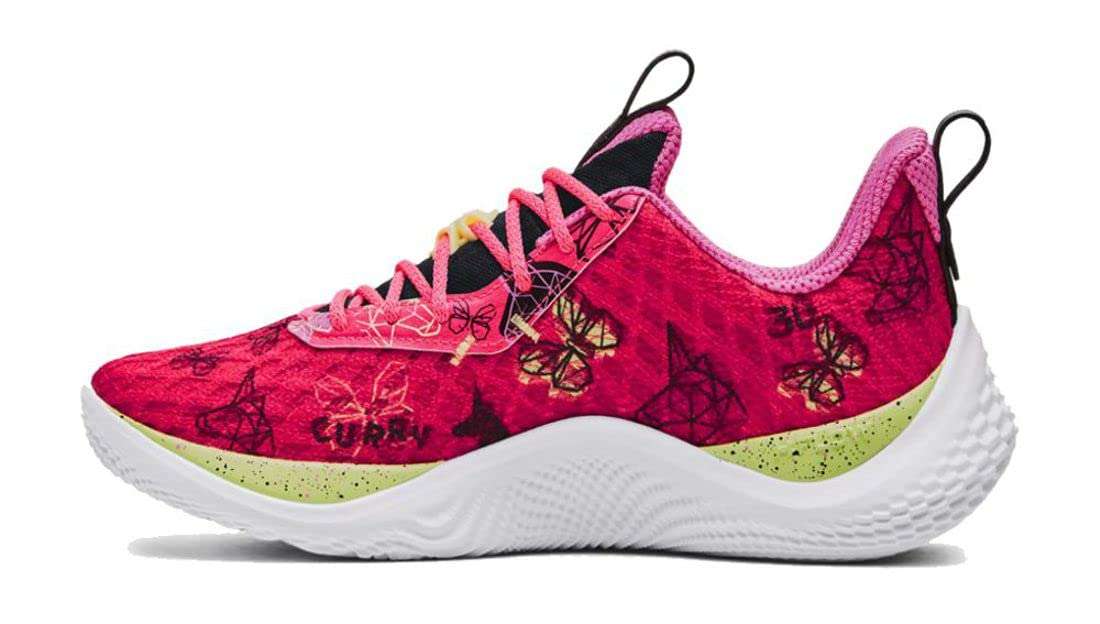 UNDER ARMOUR Unisex Curry Flow 10 'Unicorn & Butterfly' Basketball Shoes, 14/15.5 2