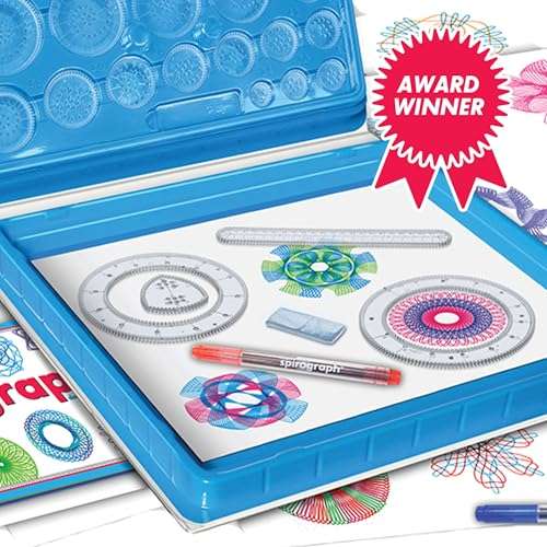 Spirograph — Deluxe Set — Spiral Art Drawing Kit — The Classic Way to Make Countless Amazing Designs — For Kids Ages 8+ 6