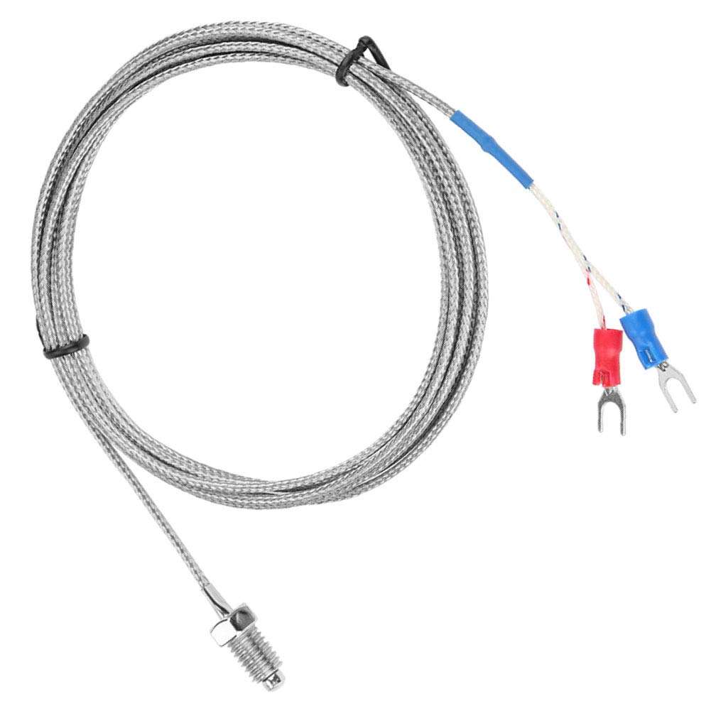 M8 Screw Thread Type K Thermocouple Temperature Sensor Wire 0-400℃ (2 m) 4