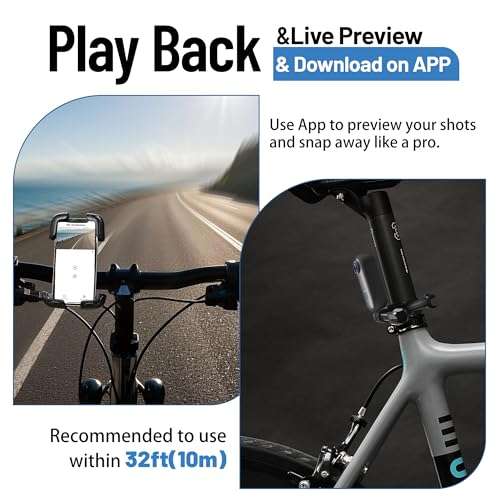 4K Mini Action Camera 128GB Thumb POV Portable Body Cam Wearable Video Recorder with IPX7 Waterproof Underwater Camcorder, Helmet Mount, Magnetic Sport DV for Bike Cycling, Pet, Vlogging(Black) 3