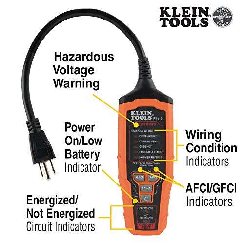 Klein Tools Circuit Breaker and Outlet Tester Bundle 6