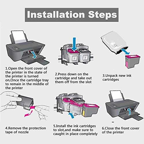 SanSeCai Remanufactured PG-145 XL Ink Cartridge 1 Black Replacement for PG145XL Black Ink for Canon Pixma IP2700 IP2810 MP250 MP270 MP495 MP499 MG2520 MG2924 MG2410 Printer 5