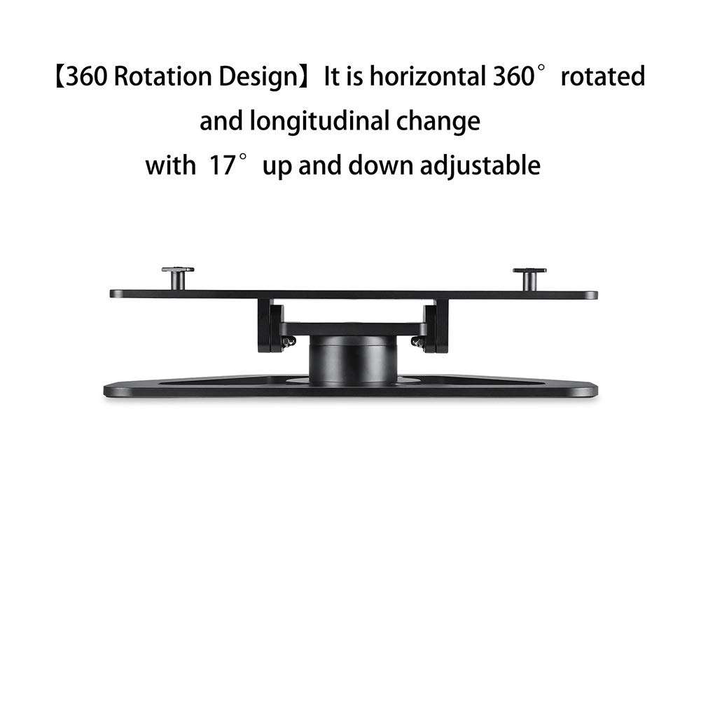 EDIONS for The Echo Show Second-Generation Bracket,360-Degree Rotating and Durable Base Aluminum Bracket for Echo Display Second Generation 3