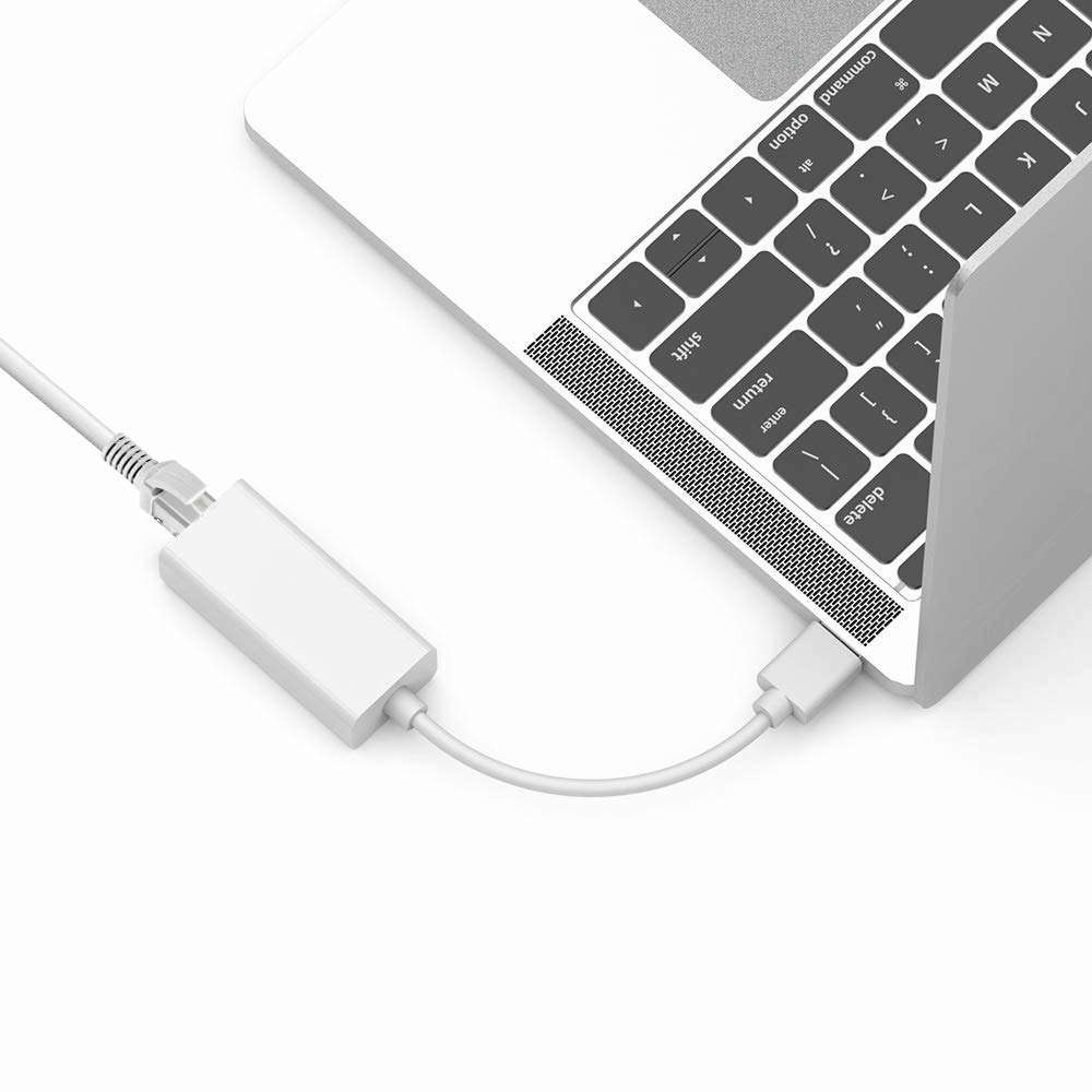 Rocketkart USB to Ethernet Adapter, Foldable USB 2.0 to Gigabit Ethernet LAN Network Adapter, 10/100 Mbps RJ45 LAN Network Adapter Support Windows 10/8.1/8/7/Vista/XP for Desktop Laptop MacBook Linux 5