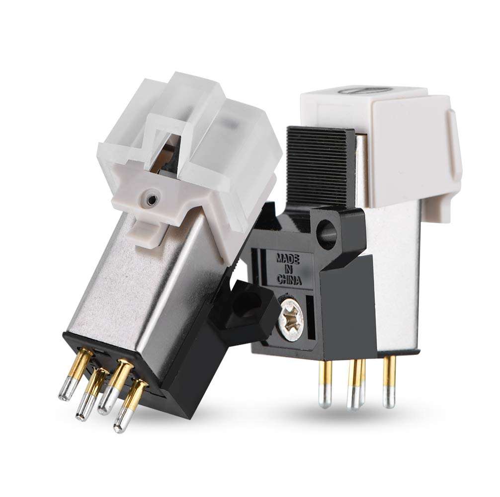 Goshyda Magnetic Cartridge Stylus, Replacement with Needle Stylus for Vintage LP Record Player 4