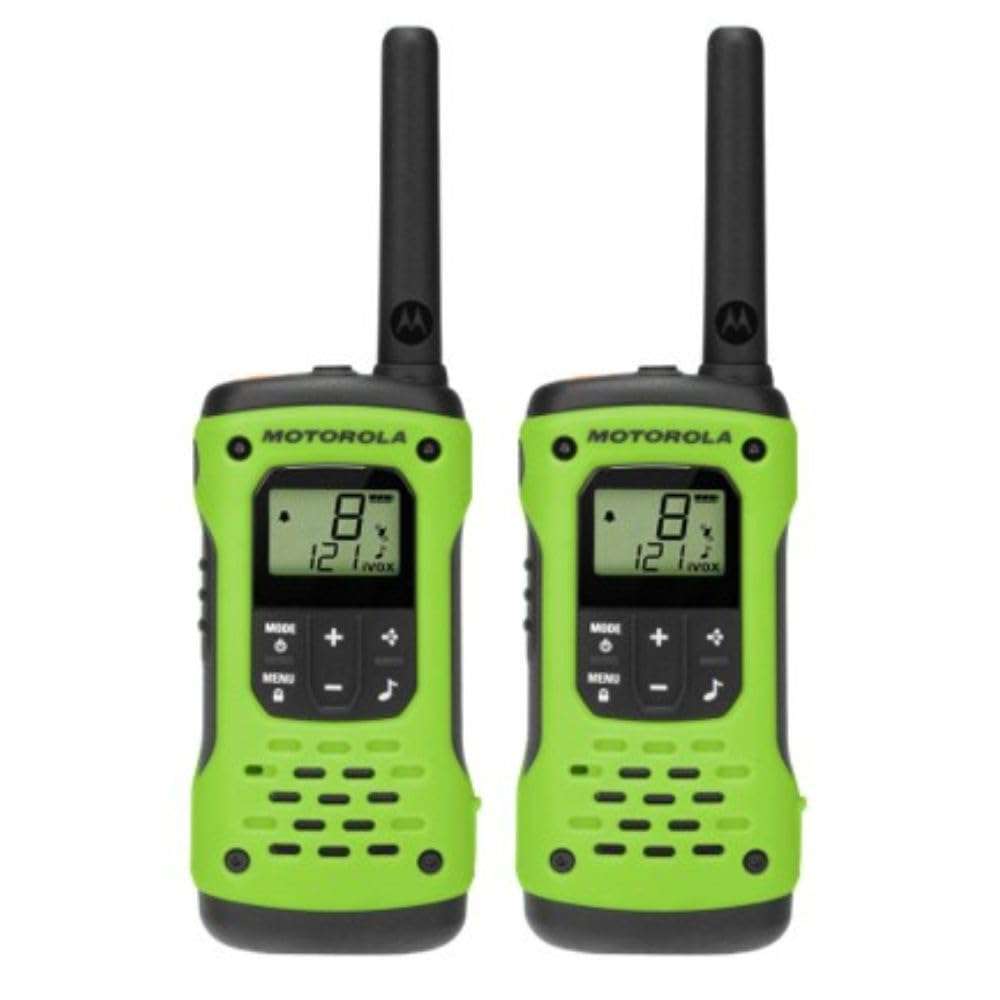 Motorola Solutions T600 35 mi. Waterproof Two-Way Radio Green 2-Pack 1
