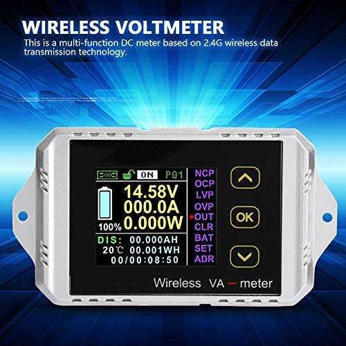 Multi-Function DC Meter Color LCD Screen DC Voltage Tester Ammeter Power Meter Watt Tester(VAT-4300) 2