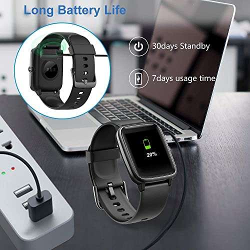 Compatible with TOOBUR Smart Watch Charger, Magnetic Replacement Charger Compatible with TOOBUR,TEMINICE,VRPEFIT, Konitee,Gydom,IDW13,Faweio IDW13 1.8" Watch/TOOBUR IDW17 2.01 Watch/IDW17 Watch 6