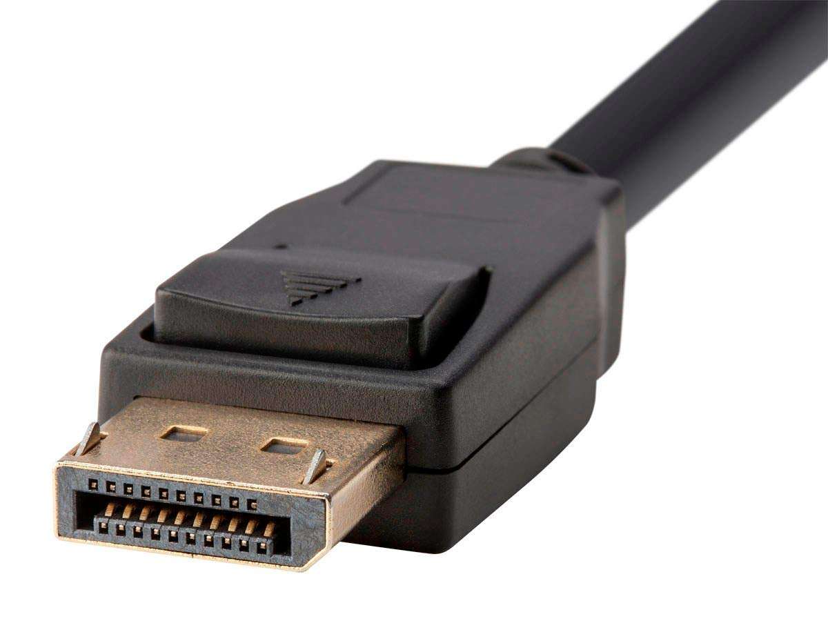 Monoprice 115888 Mini DisplayPort 1.2 to DisplayPort Cable - 1.5 Feet, 4K Capable, Supports 3D Video - Select Series Black 4