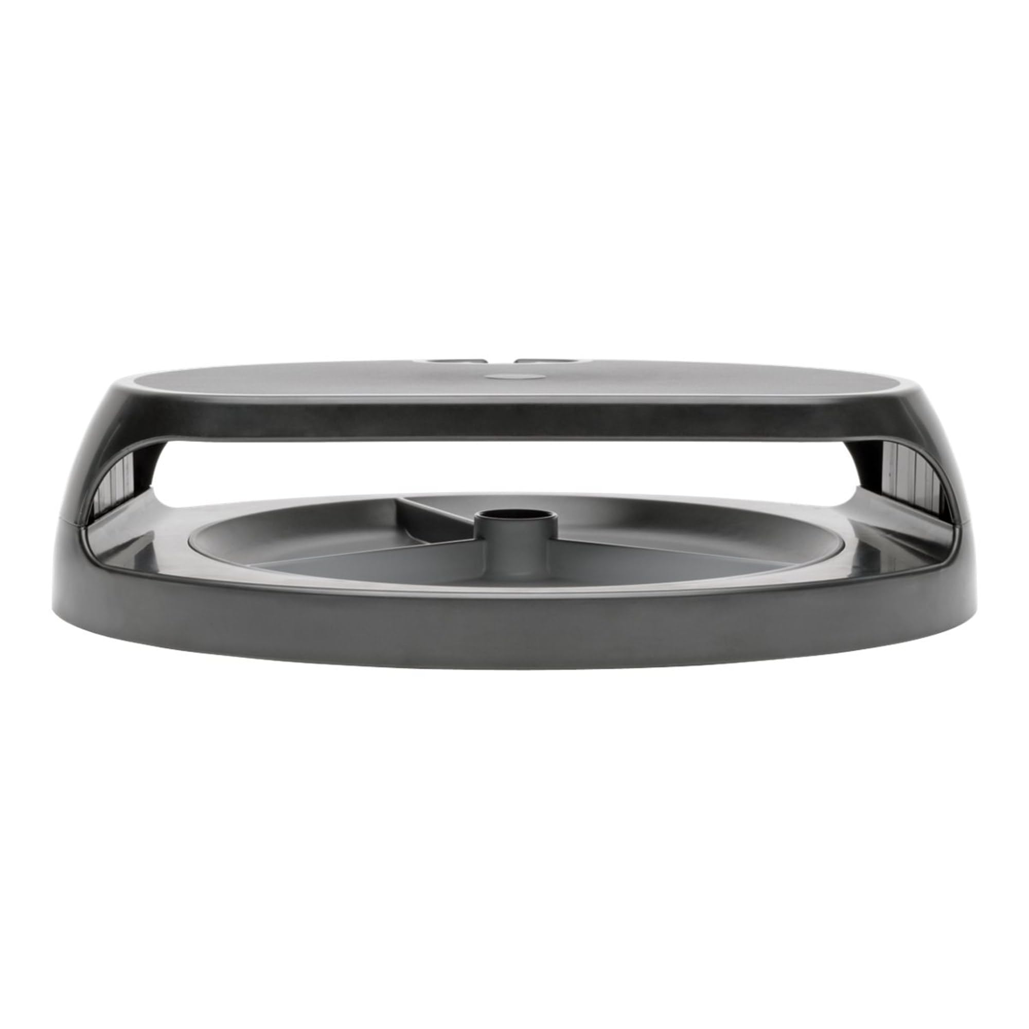 Tripp Lite LCD Display TV Monitor Riser Stand w/ Accessory Tray, Raises up to 4in. For Monitors, Printers, Laptops (MR1208TRAY),Gray/Black