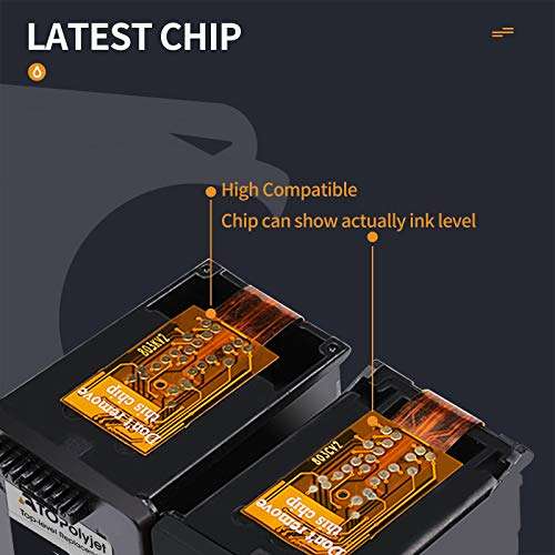 ATOPolyjet Remanufactured Ink Cartridge Replacement for HP 22XL 22 XL Tri-Color C9352AN for Deskjet F4180 F2210 F300 D1455 D1560 Officejet 5610 5600 5680 4315 J3680 J3640 FAX 3180 PSC 1401 Printer 6