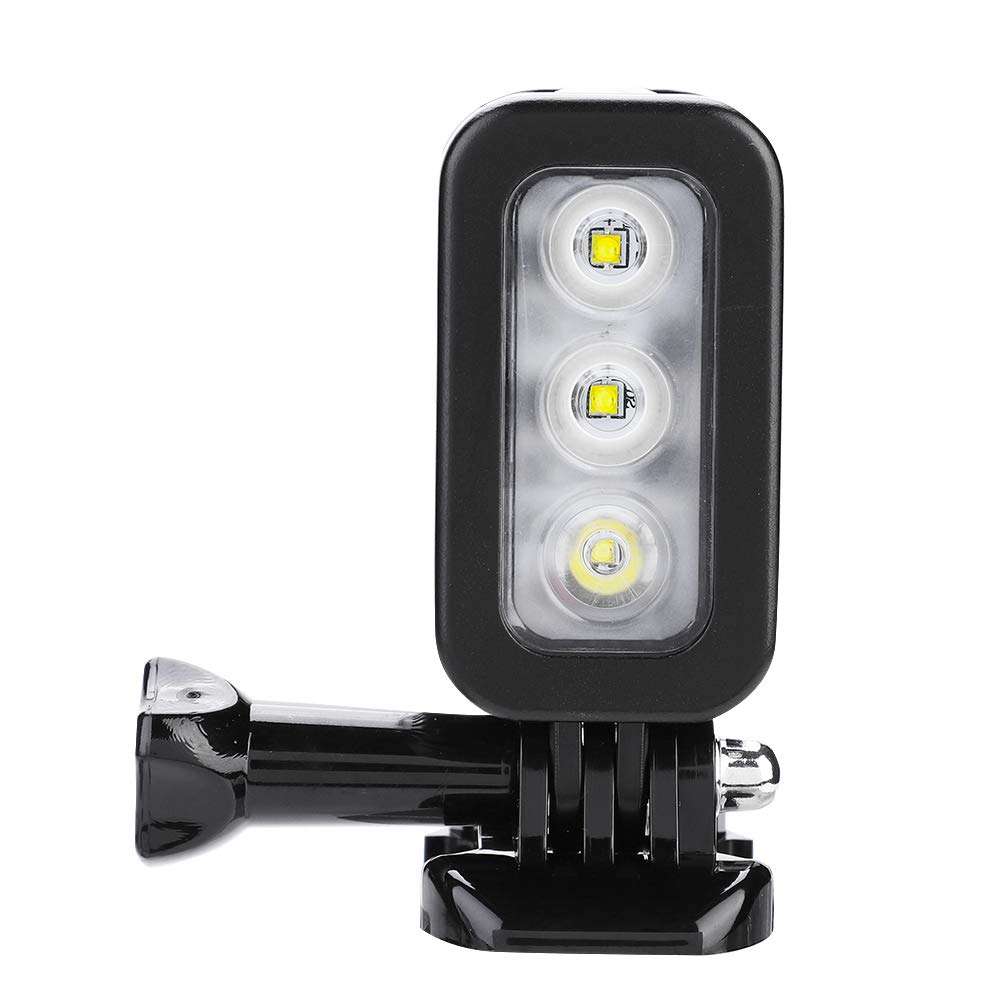 Underwater LED Fill Light,Portable 280 Lum Adjustable Single/Double Diving Vertical Video Camera Camcorder Filling Lamp Light for GoPro,XiaoYi Sports Action Camera 6