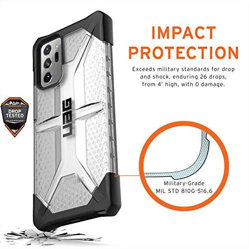 Urban Armor Gear UAG Compatible with Samsung Galaxy Note20 Ultra 5G Case [6.9-inch Screen] Rugged Lightweight Slim Shockproof Monarch Protective Cover, Black 2