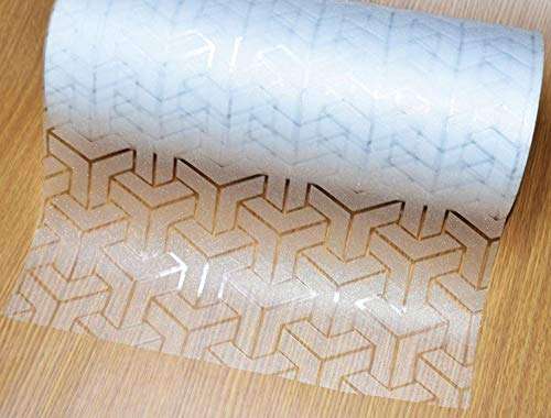 Fusion Graphix Privacy Window Film White Window Frosting Film Window Sticker Vinyl Sheets for Front Door/Bathroom/Sidelight/Small Windows, GF-6 (24x100) 2