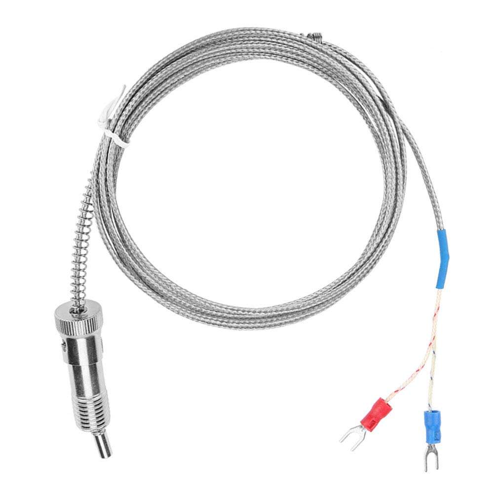 Bayonet Compression Spring Type K Thermocouple Temperature Sensor Wire 0-400℃ (1 m) 6