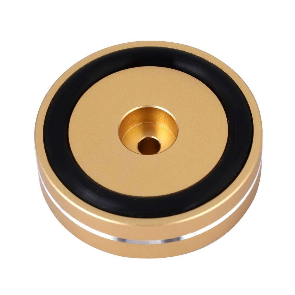 East buy Feet Pad, Aluminum Alloy Audio Amplifier Feet Pad Speaker HiFi Isolation Damper Pad,(Golden) 2