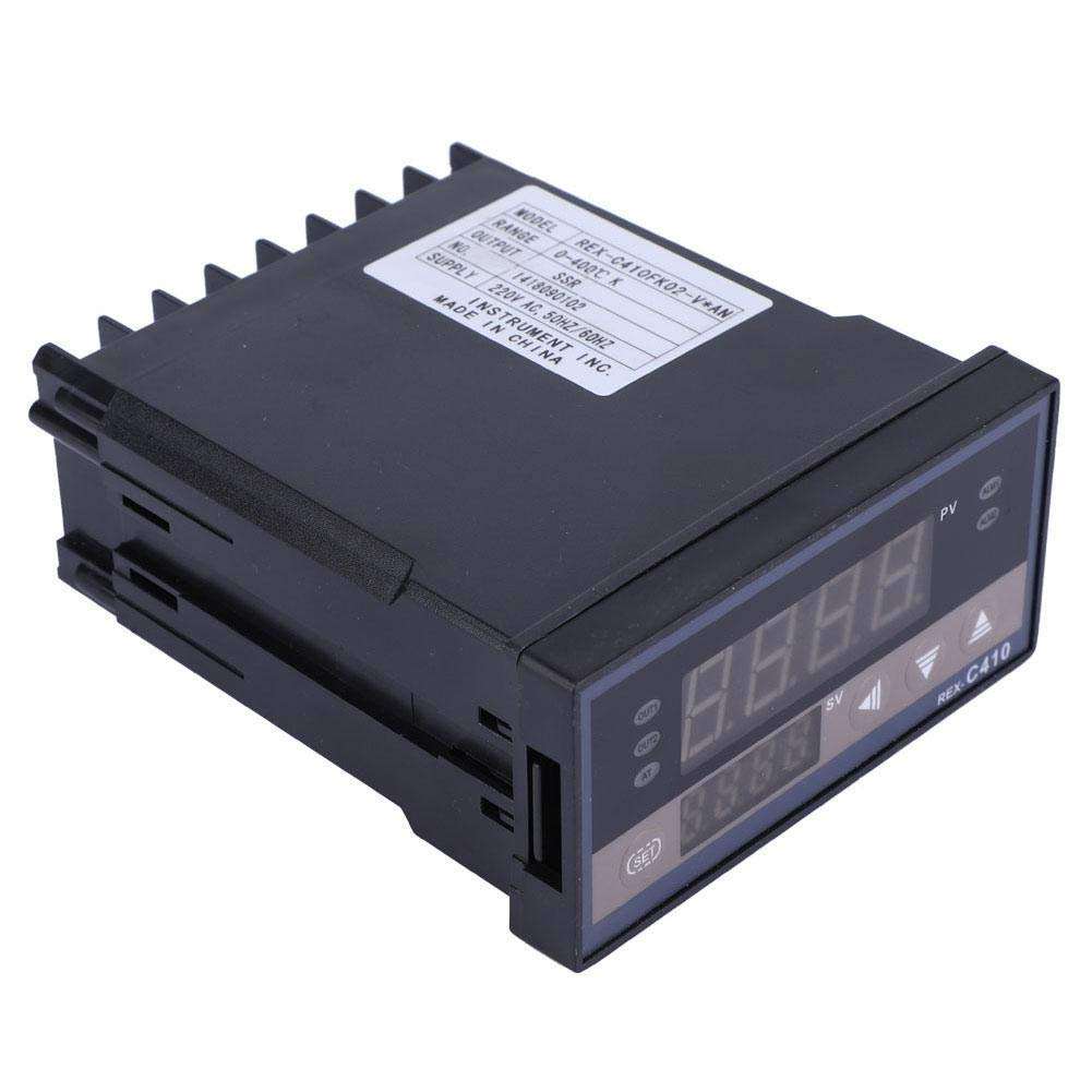 TANGIST Voltage Delay Temperature Controller AC220V Digital Temperature Controller SSR/Relay Control Output for Electricity, Chemicals, Injection Molding, Packaging, Food, Incubators, Ovens(SSR) 6