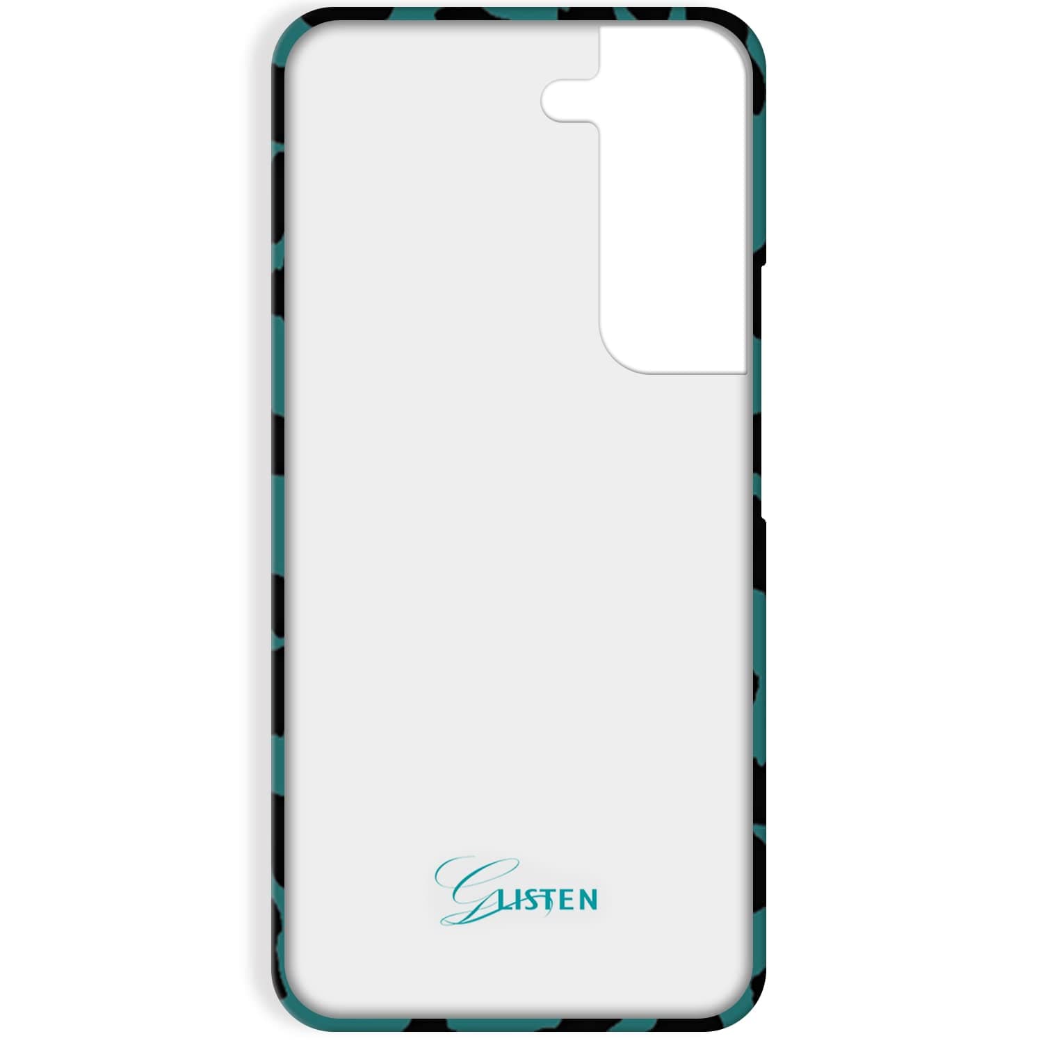 Glisten - Samsung Galaxy S22 Plus Case, Samsng S22+ 5G Case - Teal Leopard Pattern Design Printed Slim Plastic Hard Protective Back Phone Case/Cover for Samsung S22 Plus / S22+ 5G. [6.6"] 6