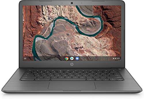 HP Chromebook 14-inch Laptop with 180-Degree Hinge, Full HD Screen, AMD Dual-Core A4-9120 Processor, 4 GB SDRAM, 32 GB eMMC Storage, Chrome OS (14-db0040nr, Chalkboard Gray) 1