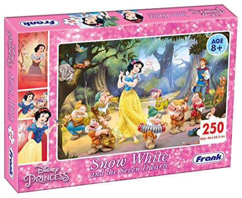Frank Solar System Outer Space Puzzle for 6 Year Old Kids and above & Disney Princess Snow White and The Seven Dwarfs 250 Pieces Jigsaw Puzzle for Kids for Age 8 Years Old and above 6