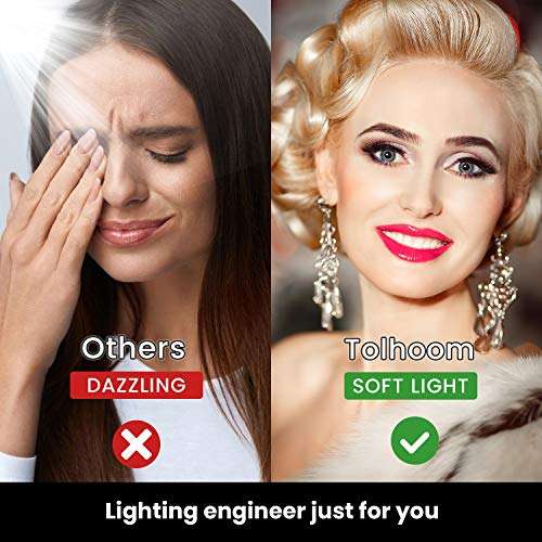 Tolhoom Ring Light with Tripod Phone Holder Stand for YouTube Video Live Stream Equipment Selfie Vlogging Kit 10", 3 Light Modes, Teen Girl Gifts 3