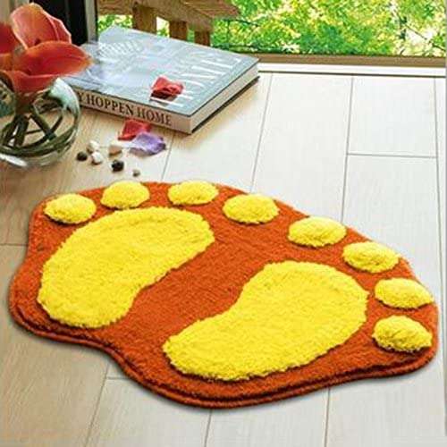 WorldCare® Blue : Big Feet Mats Carpet Mats Doormat Kitchen Bathroom Bath Mats Absorbent Non-Slip Mat 2