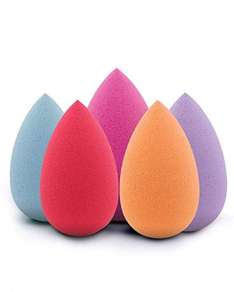 Angelie Makeup Foundation Cosmetic Soft Sponge Tear Drop Shaped Powder Puff (Small, 32x46 mm) 1