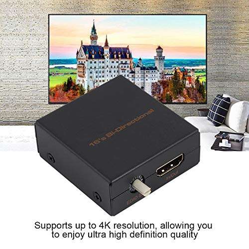 Zerone EDID Feeader EDID Manager Emulator Support 4K CEC, 1.4V Cable (Up to 10M Distance) 2