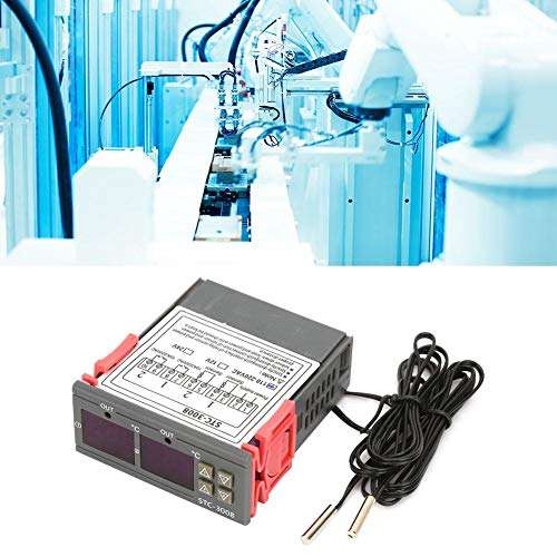 Valentine's Day Carnival Digital Thermostat,STC-3008 Dual Display Dual NTC Probe Sensor Digital Temperature Thermostat Controller(110-220VAC) 4