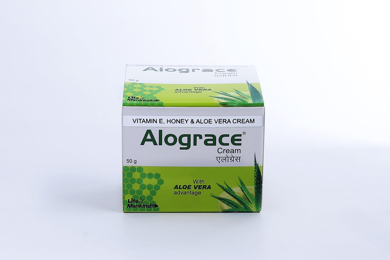 Alograce Moisturizing Cream with Vitamin E, Honey & Aloe Vera | for Normal, Dry and Sensitive skin | 50 gm 3