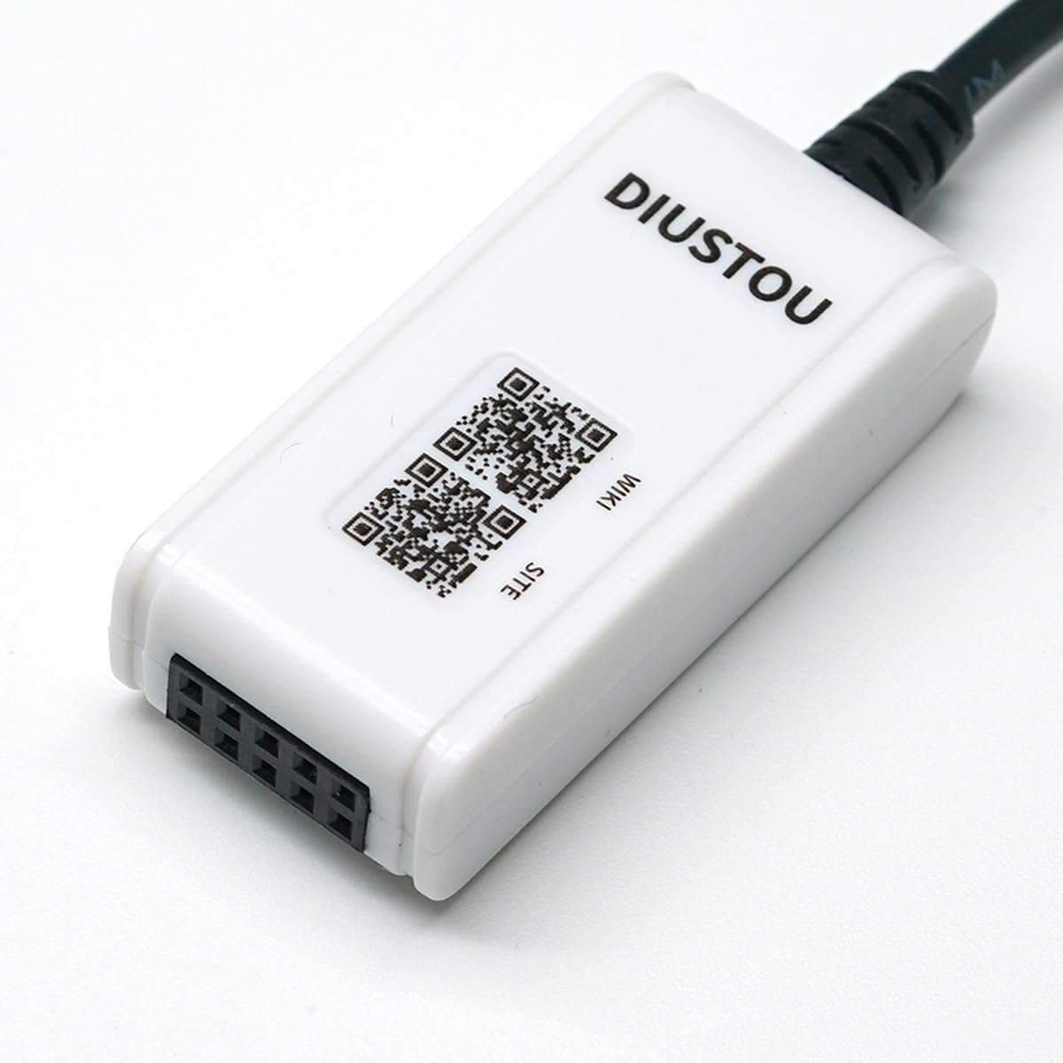 diustou CH340 USB A to TTL Serial Adapter Converter Module USB to uart Serial Swipe Board 3.3/5V Level Output Migration Template STC Download Cable Serial Port (Female with Shell,TA) 5
