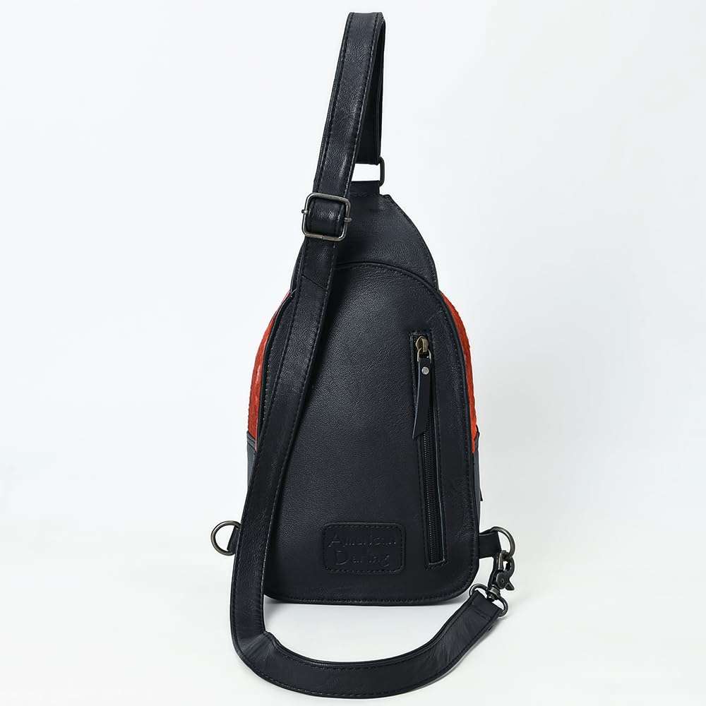 American Darling ADBG1538 Sling Crocodile embossed Genuine Leather women bag western handbag purse 6