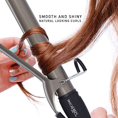 Ikonic Curling Tong-28mm, Ceramic Barrel, Digital Display, Fast Heatup, Hair Curling, Hair Styling, For Women, All Hair Type 5