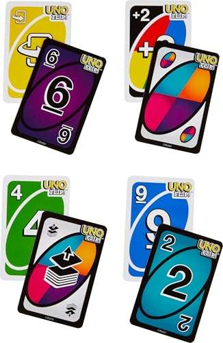 Mattel Games UNO FLIP! Card Game with Color Blind Accessible Deck for Kids, Adults & Family Night, 2 to 10 Players 3