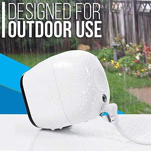 Wasserstein Quick-Charge 3.0 Wall Charger with Weatherproof 16-Foot Cable for Arlo Pro (White) 2