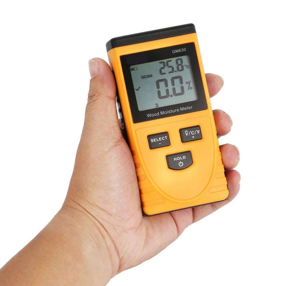 CICIN Wood Moisture Meter Digital, Display Humidity Test Water Content Meter Detector Density Hygrometer 3