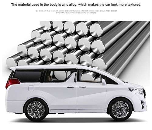 TEJISHA MART Die-Cast SUV Alphard New Generation Pull Back Car Toy with Sliding Doors, Lights and Sound for Kids.(Multicolor) 3