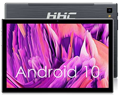 HHC Tablets 10 Inch Android Tablet, 1080p Full HD Touchscreen, Octa-Core Processor, 2GB RAM 32GB WiFi Smart Tablet, 13MP Camera，6000mAh Long Battery Life Tablet, Latest Model 2023, Grey 1