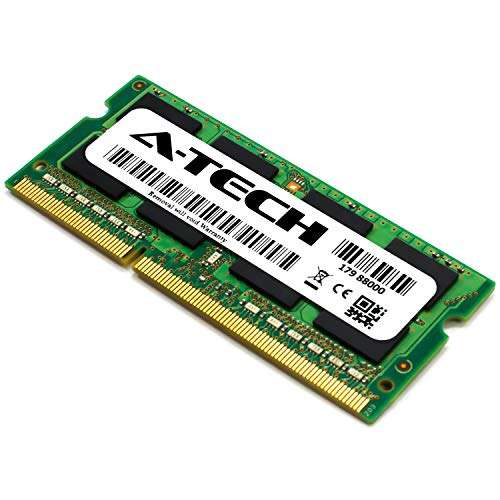 A-Tech 4GB RAM Replacement for Dell SNPX830DC/4G, A5039688, A6776455, X830D, 0X830D | DDR3 1333MHz PC3-10600 2Rx8 1.5V Non-ECC SODIMM Laptop & All-in-One Single Memory Module 3