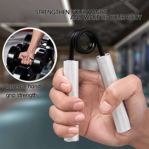 Xzyppci Hand Gripper Set,Heavy Grippers, Grip Strength Trainer 3 Pcs 6