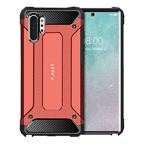 J&D Case Compatible for Samsung Galaxy Note 10 Pro/Note 10+/10+ 5G/Note 10 Plus/10 Plus 5G Case, Heavy Duty ArmorBox Dual Layer Shockproof Hybrid Protective Rugged Case, Not for Galaxy Note 10 4
