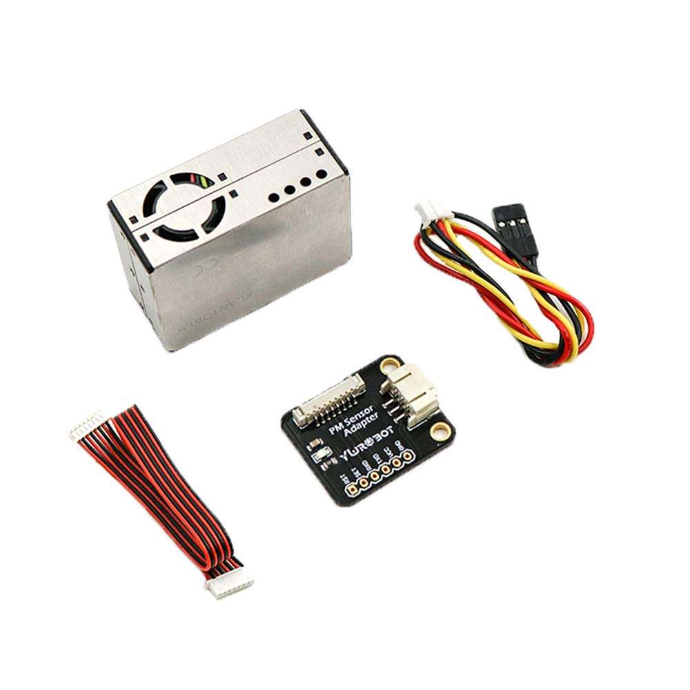Acxico 1Set PMS5003 Sensor Module PM2.5 High Precision Laser Dust Sensor Digital Particle Concentration Laser Sensor+Cable for Arduino 1