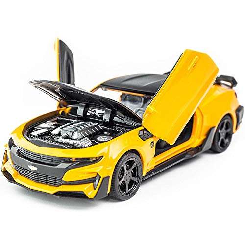 MTG Metro Toys & Gift Chevrolet CAMARO1:32 Diecast Scale Model Alloy Metal Pull Back Toy car for Kids with Openable Doors & Light, Music Toy Vehicle for Kids - Colors as Per Stock 2