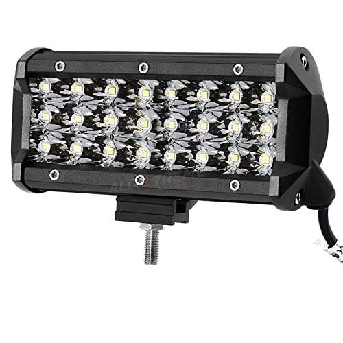 Allextreme EX24F058 Heavy Duty Upgraded Version 24 Led Fog Light/Work Light Bar Spot Beam Off Road Driving Lamp 1 Pcs 72W Cree,Pack Of 1 1